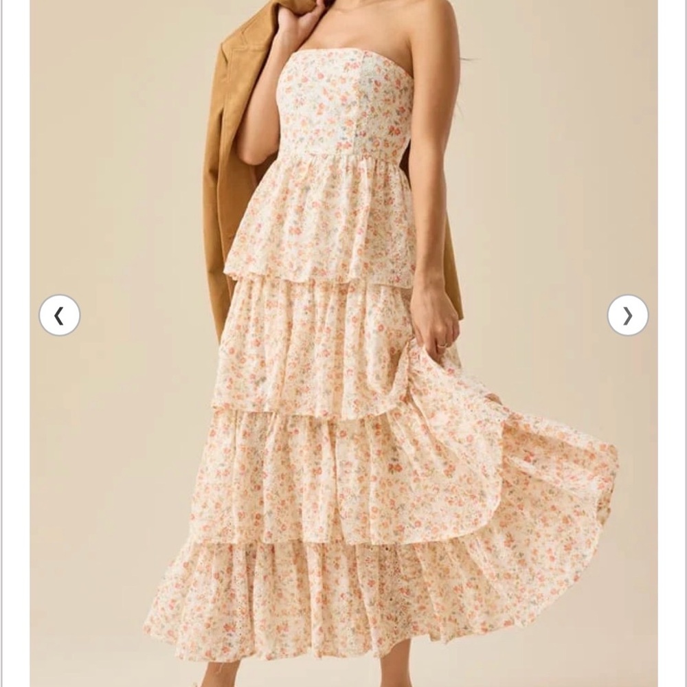 floral maxi dress brand new